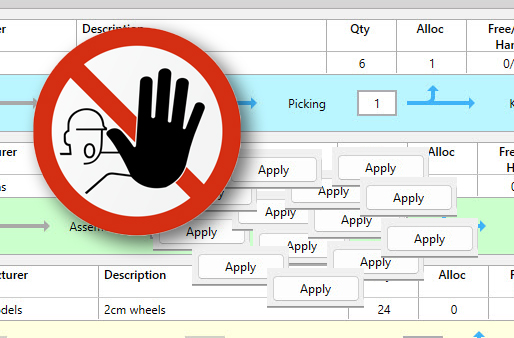 No more clicking Apply