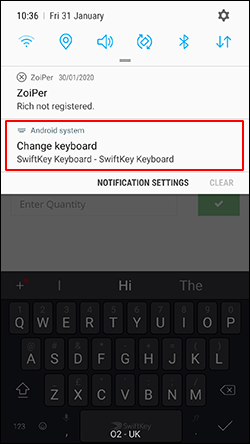 Android barcode scanner scanning Android change keyboard Android barcode scanner scanning Android change keyboard