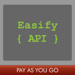 Easify API 1 Month Subscription
